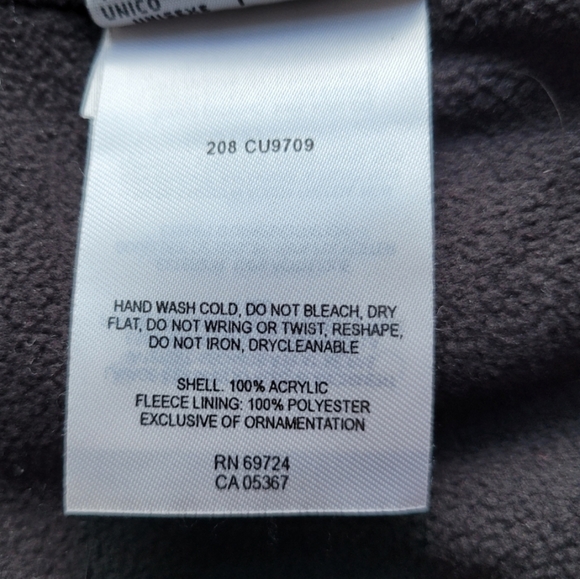 COLUMBIA | BLACK, GRAY & WHITE SKI HAT, SZ O/S - Picture 4 of 5